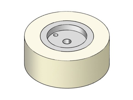 Ролик силиконовый для SEAMTEK 900 AT, 50A, ∅ 63.5 мм, 13 мм.
