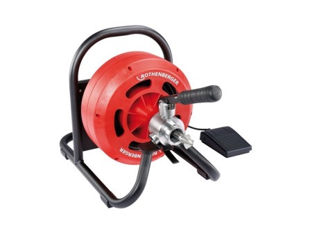 Барабанное устройство для прочистки труб RODRUM S 10 со спиралью  10мм/10м, ЕС Барабанное устройство для прочистки труб RODRUM S 10 со спиралью  10мм/10м, ЕС