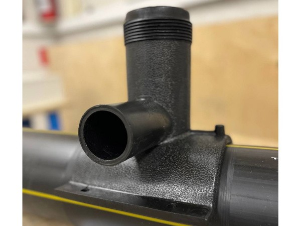 Седелка электросварная с фрезой, сварка. Седелка электросварная с фрезой, сварка.